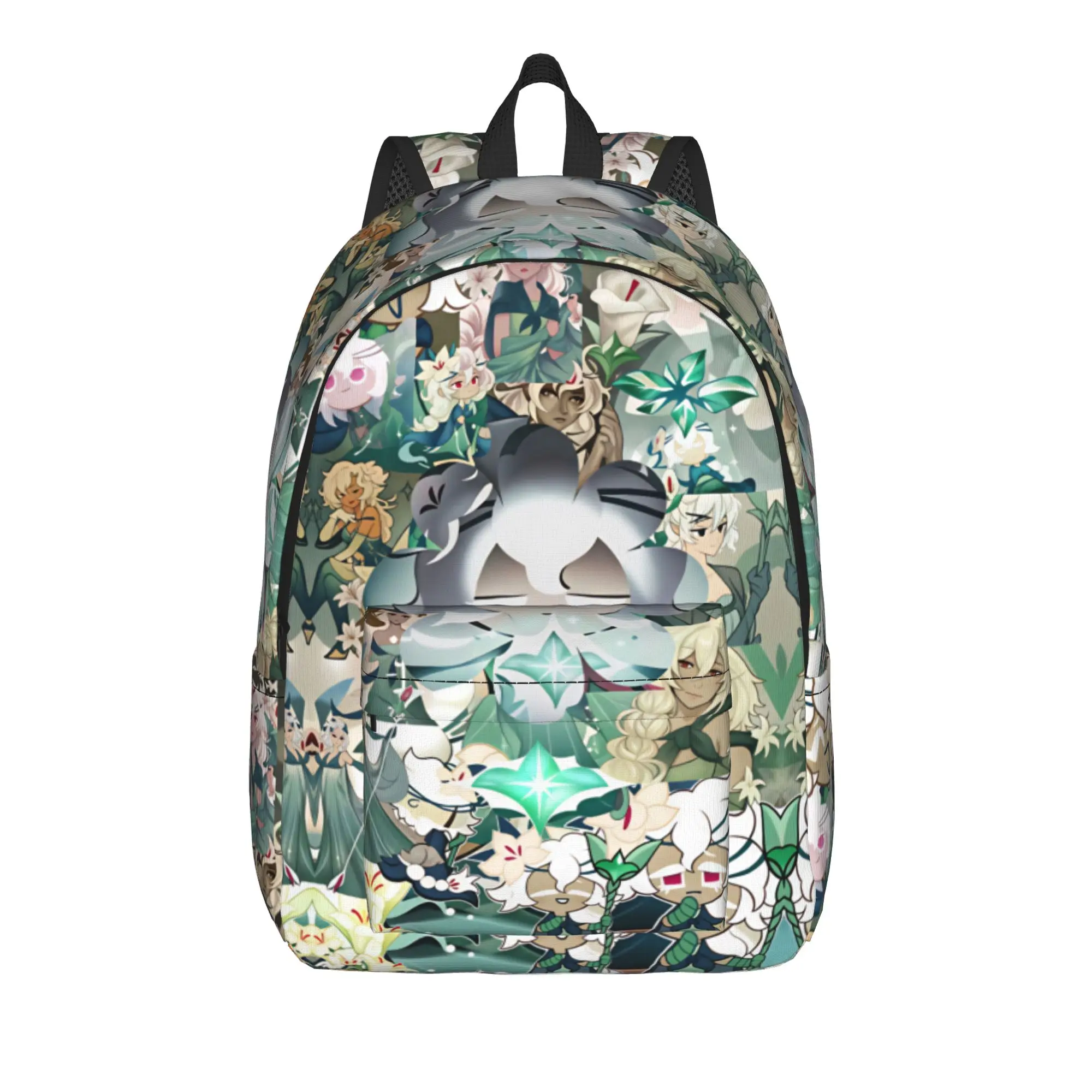 Shadow Milk  Backpack Cookie Run Kingdom Fashion Backpacks Student Unisex Hiking Lightweight High School Bags Design Rucksack