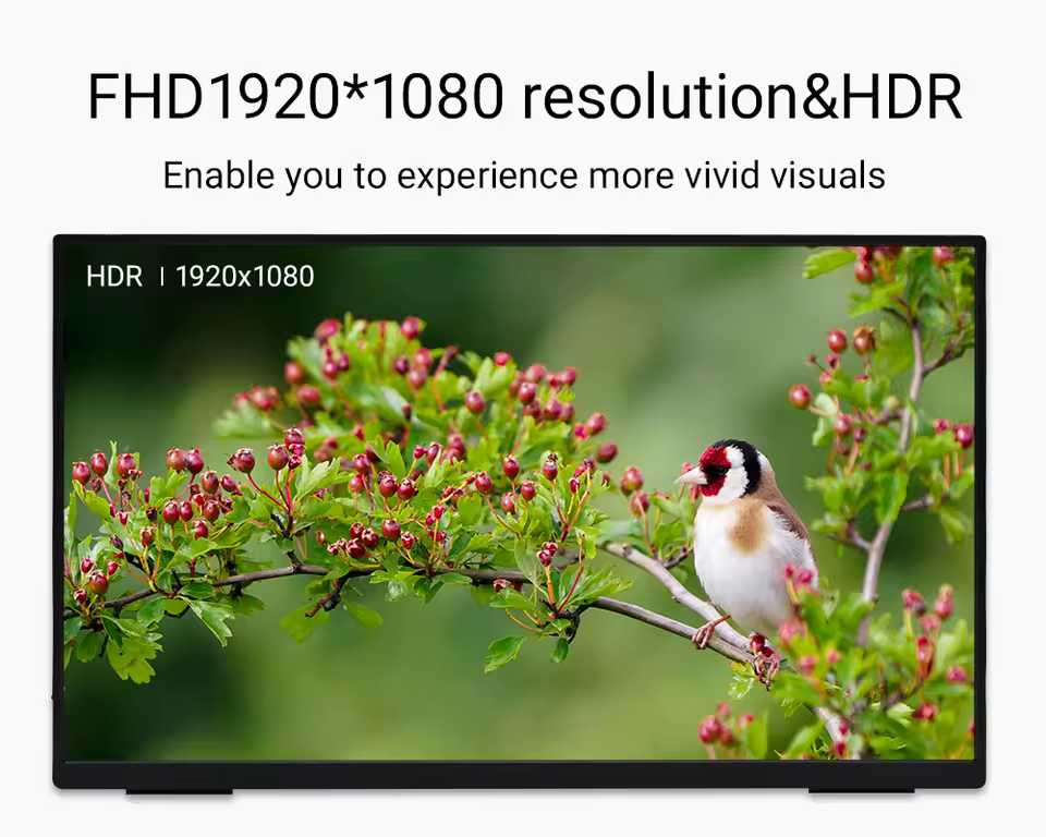 휴대용 모니터 활용 예시