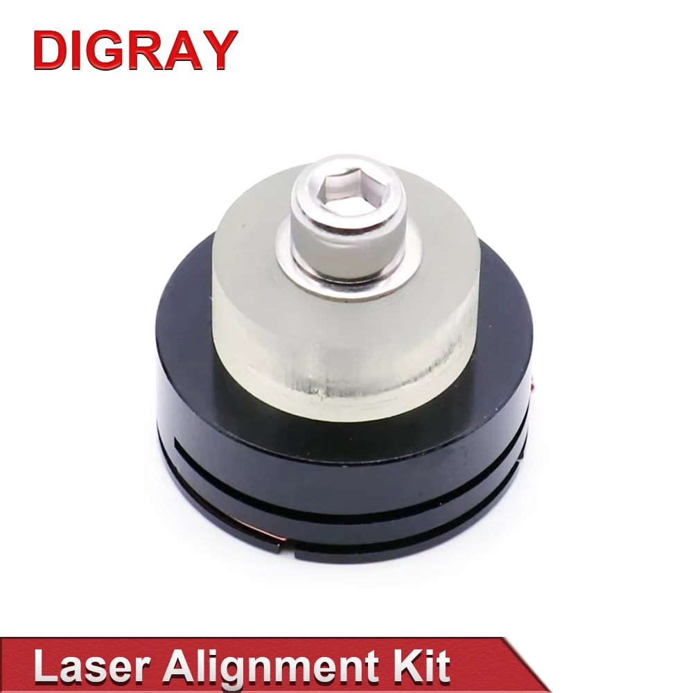 جهاز معايرة مسار الليزر DIGRAY طقم محاذاة منظم الضوء لآلة القطع بالليزر CO2 لضبط ليزر الكوليمات