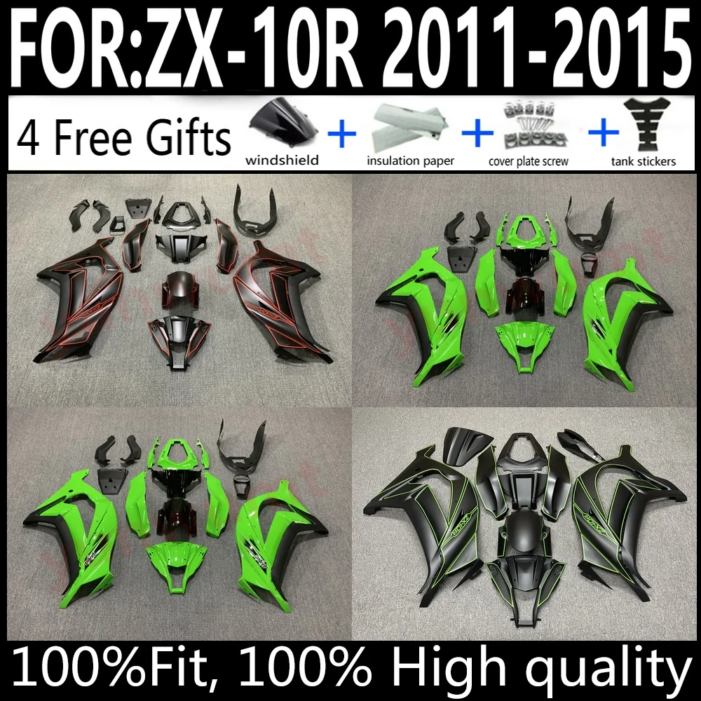 

ABS Plastic Fairing Bodywork Kit Fit For Kawasaki Ninja ZX-10R 2006-2007 Injection Molded Cowling Set Motorcycle Parts