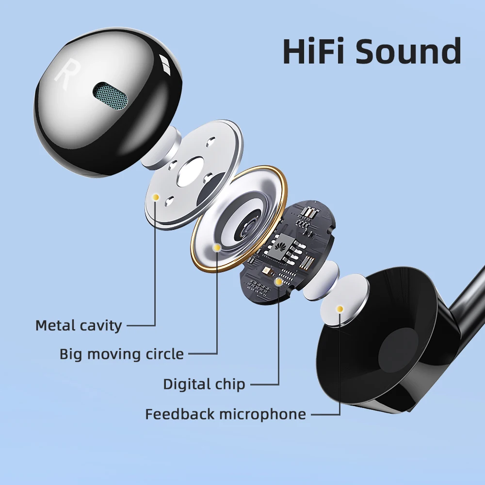 Essager fones de ouvido com fio com microfone 3.5mm no ouvido para xiaomi redmi samsung computador pc tablets smartphone fone de ouvido