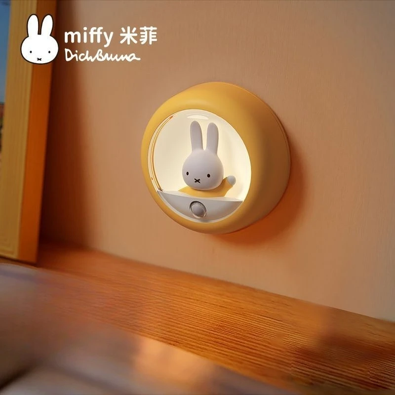 Miffy rabbit personalized creative nightlight bedside desktop high color value atmosphere lamp ornaments Exquisite birthday gift view 4