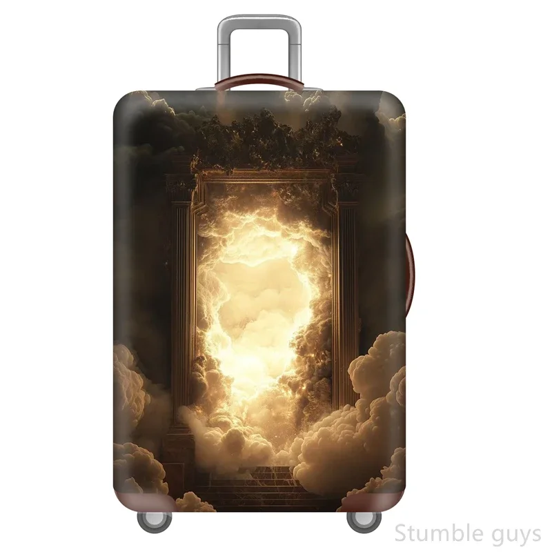

Elastic Dustproof Luggage Protector Protective Scratch-Resistant Durable Suitcase Cover Reliable Travel Accessory Road Trips