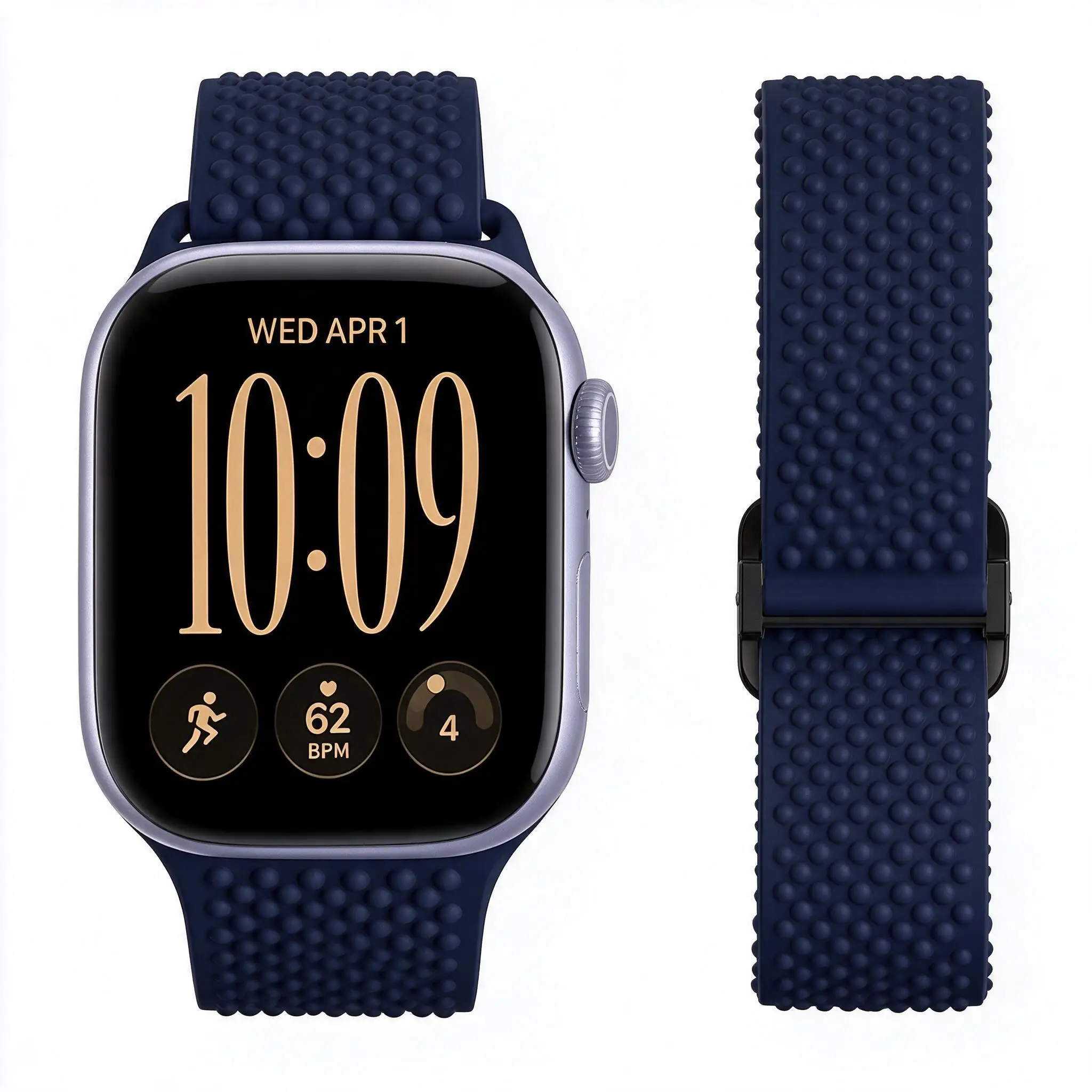 Silicone Strap for Apple watch band 49mm 45 44 42mm 46mm 40mm 41mm Bracelet Correa iWatch Series12 11 9 8 10 SE 7 6 5 Ultra4 3 2