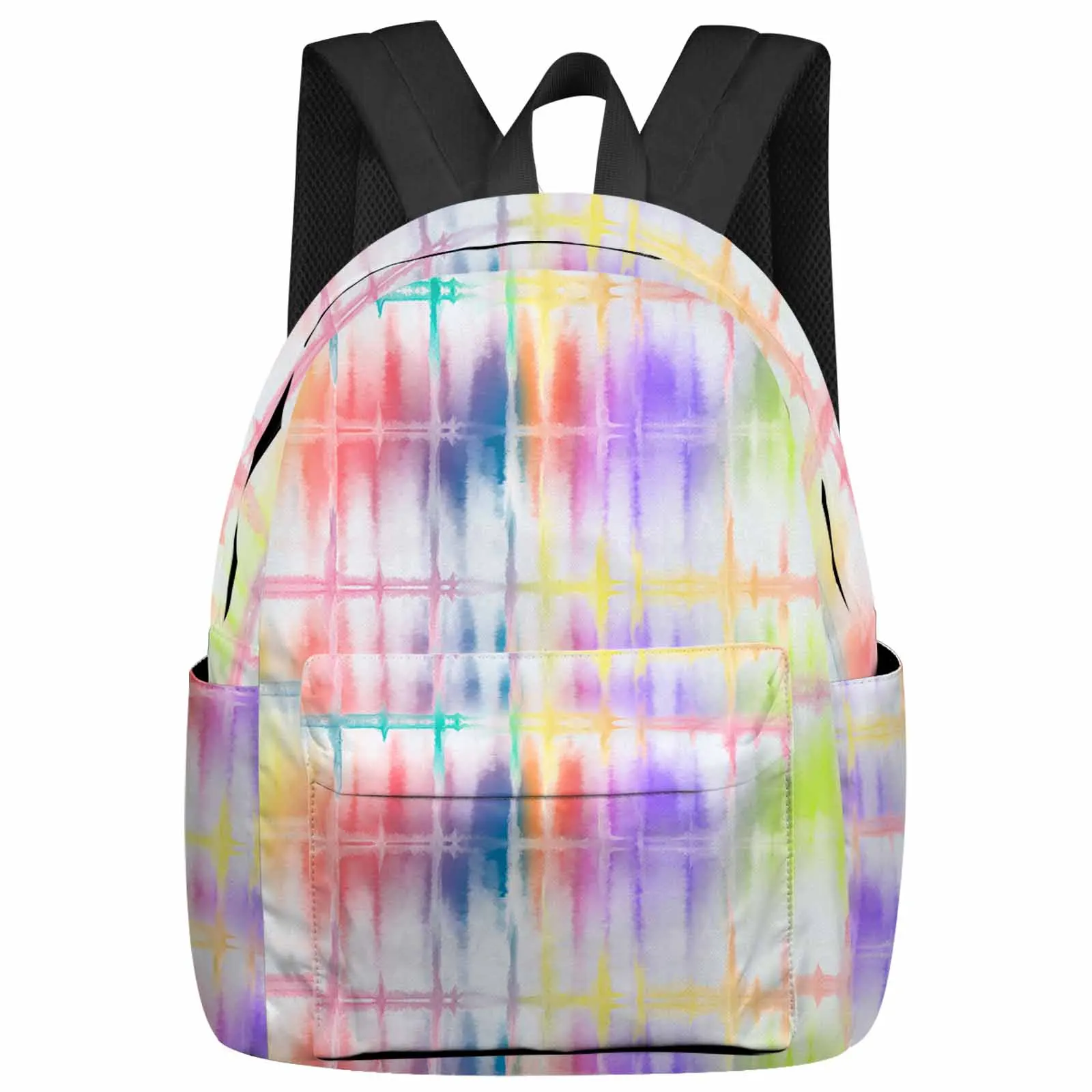 

Rainbow Watercolor Gradient Backpack School Bags for Teenagers Students Laptop Bag Women's Casual Travel Backpack