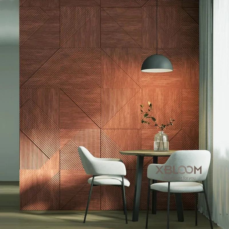 10pcs 30x30cm 3D Art Wall Panel background wall decoration exterior 3D wallpaper suitable for room bathroom ceiling hotel office view 2