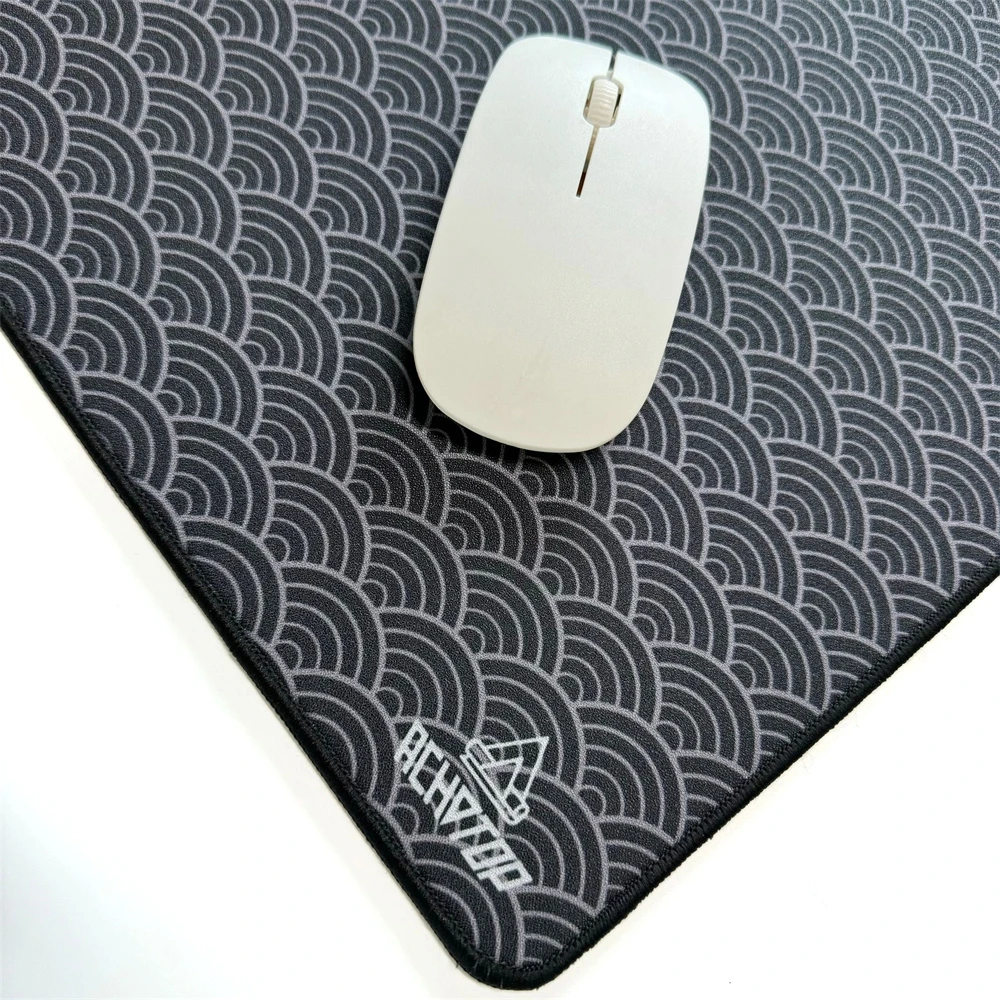 Tapis de souris de contrôle professionnel noir Moire tapis de souris haute élastique antidérapant bas tapis de souris ordinateur vitesse tapis de bureau 400X450MM