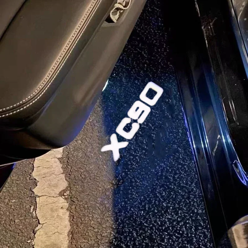 

LED Car Door Badge Light Projector Courtesy Welcome Luces Lamp for Volvo S80 S60 S90 S80L S60L V60 V40 V70 XC60 XC90 Car Goods
