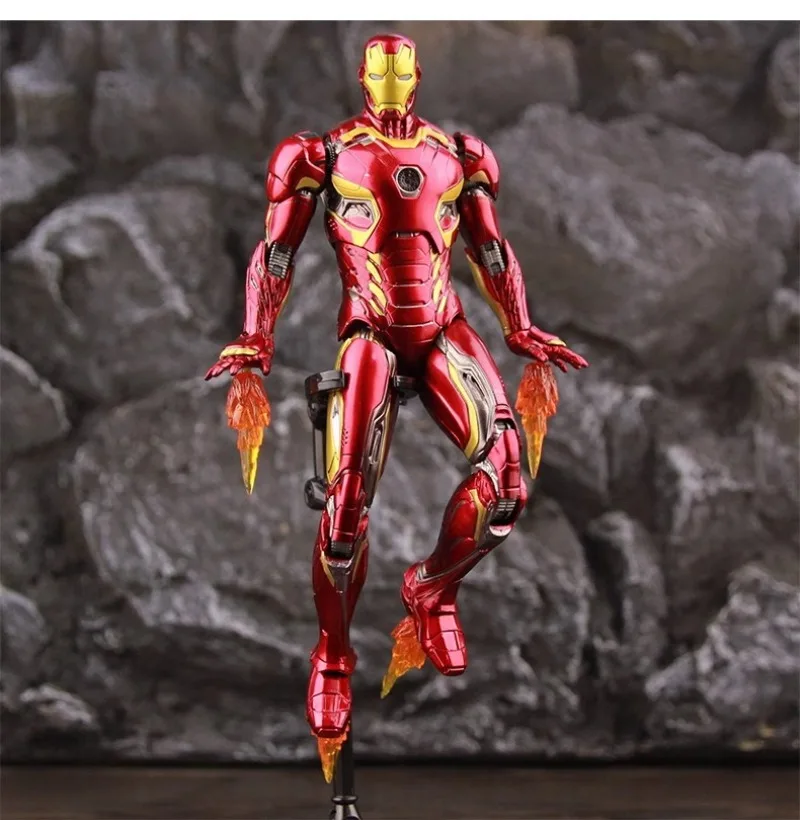 Super ! Figurine Iron Man MK85 Avengers - Statue de collection Marvel |   Jouet en boîte mystère |   Cadeau du Nouvel An pour les fans cosplay