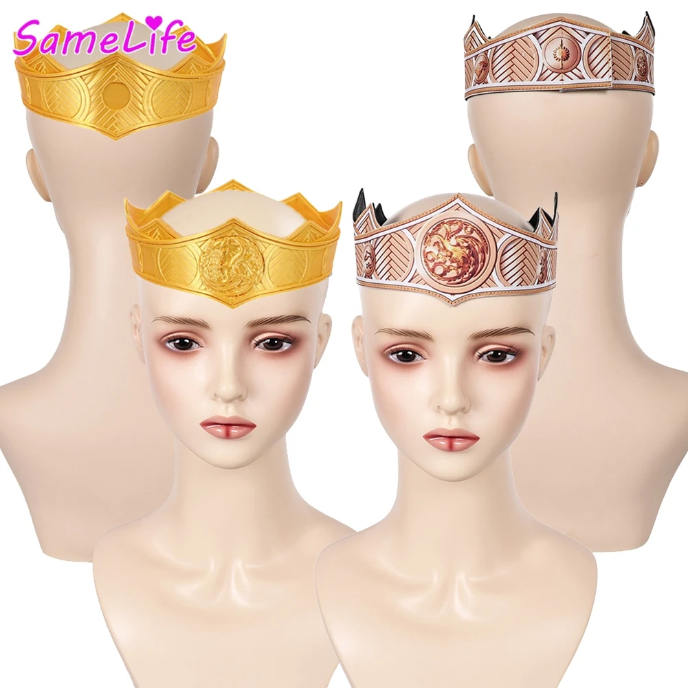 

Оптовая продажа: Корона королевы Рейниры для косплея, аксессуары для женского костюма из сериала «Дракон 2», реквизит для Хэллоуина и маскарада