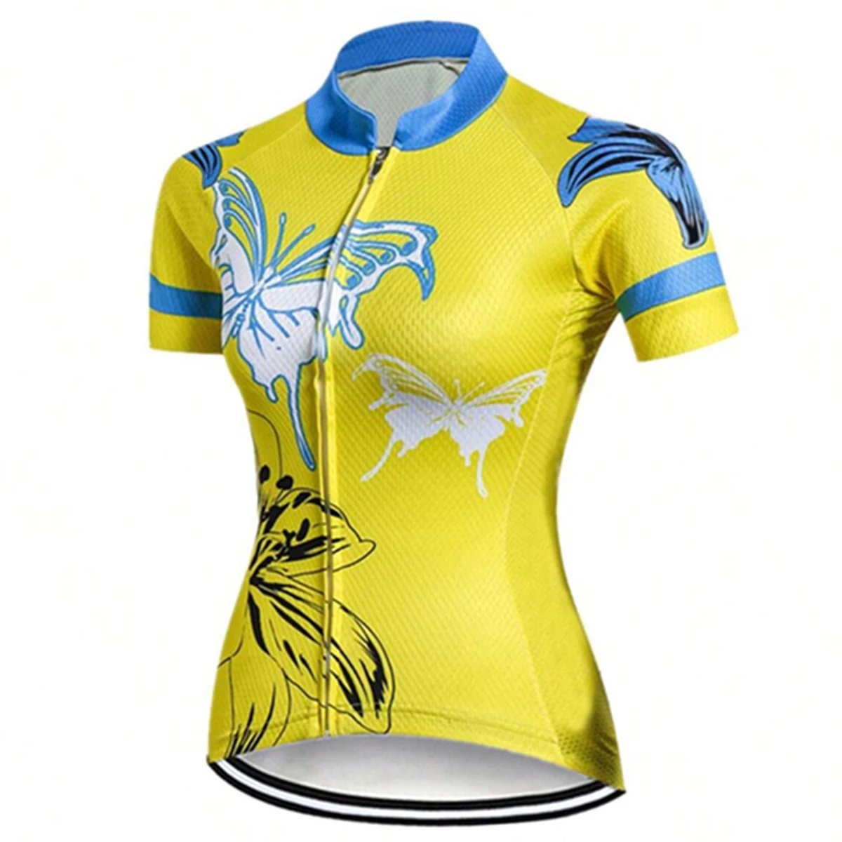 Women\'s Cycling Jersey Quick Dry Breathable Bike Shirts with Pockets, Bicycle Clothing for Road Biking Riding