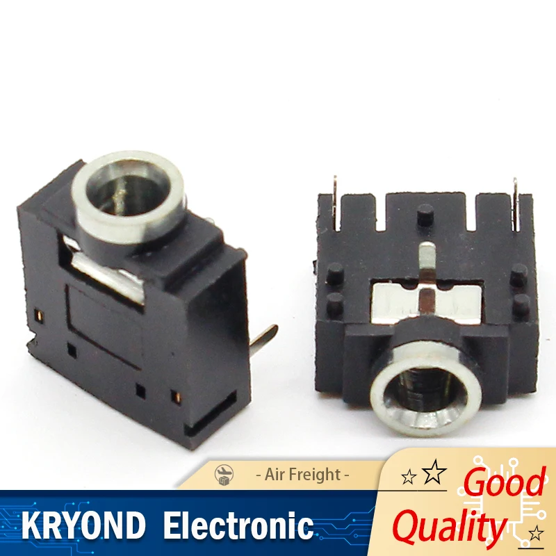 10PCS 3 Pin 3.5Mm A…