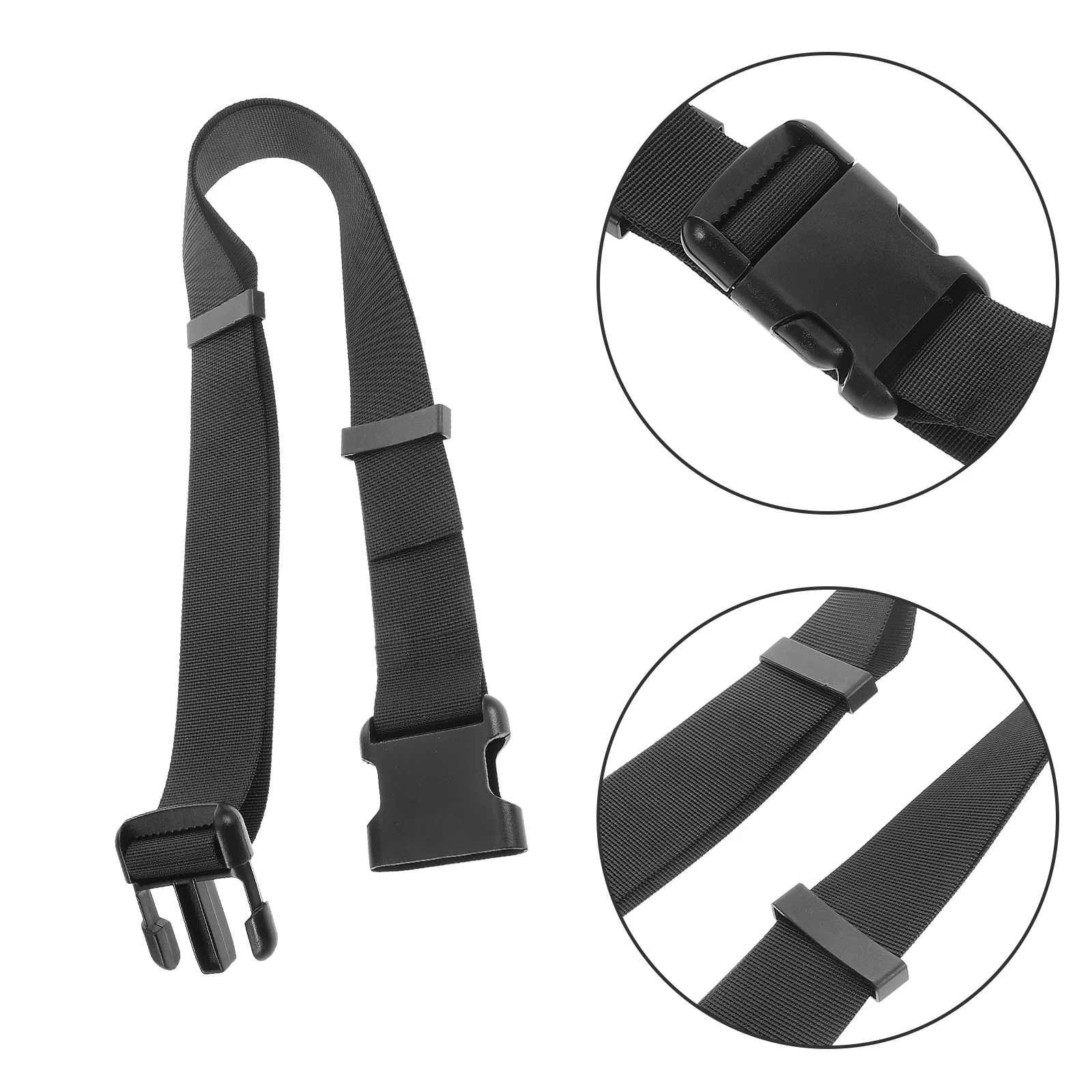 

Adjustable Mens Hiking Heavy Duty Outdoor Webbing Waist Strap Quick Release Buckle Non Metal Wide Canvas Utility For Travel