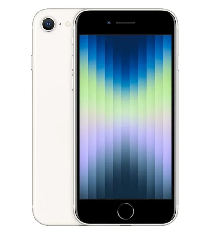 هاتف محمول أصلي 4.7 بوصة Apple iPhone SE 2022 SE3 SE2022 64GB 128GB ROM Retina IPS LCD RAM 4GB IOS بصمة الإصبع 12MP 5G هاتف محمول غير مقفول