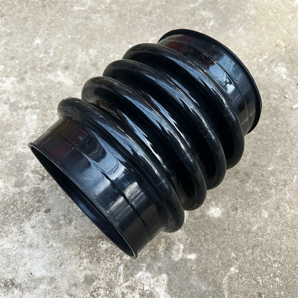 Cric de saut en polyuréthane noir, botte à soufflet 17cm X 24.5cm pour Wacker BS600 BS700, compacteur de rammer, doseur