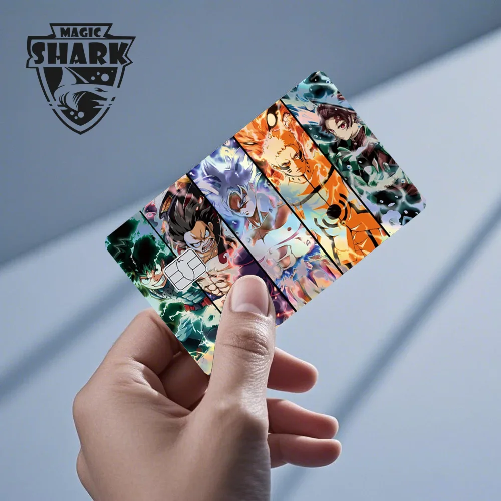 Heißer Verkauf Anime Asuke Kakashi Laser Holographische Debit Bank Kreditkarte Film Haut Abdeckung Aufkleber – Detail 19