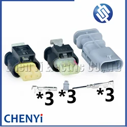 3 Pin Auto waterproof connector Motorcycle sensor plug Socket 7615637-04 805-121-522 A0295451326 2-1703496-7 2236953 A0225452526
