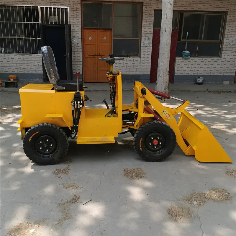 Mini Shovel Articulated Battery Farm Mini Wheel Electric Loader for Sale CE China Small Battery 4 Wheel Drive Loader