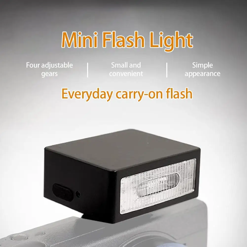 Portable Mini Hot Shoe The Top Of The Compact Camera High Quality For Ricoh Fujifilm F1 Mini Adjustable Power Flash