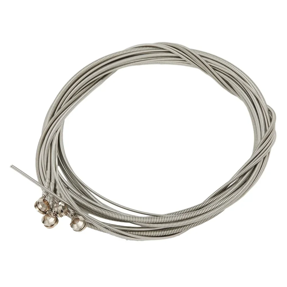 Strings Bass Accessories Carbon Steel Core Silver Spare Parts Steel Cord For 4 Strings Electric Bass Practical