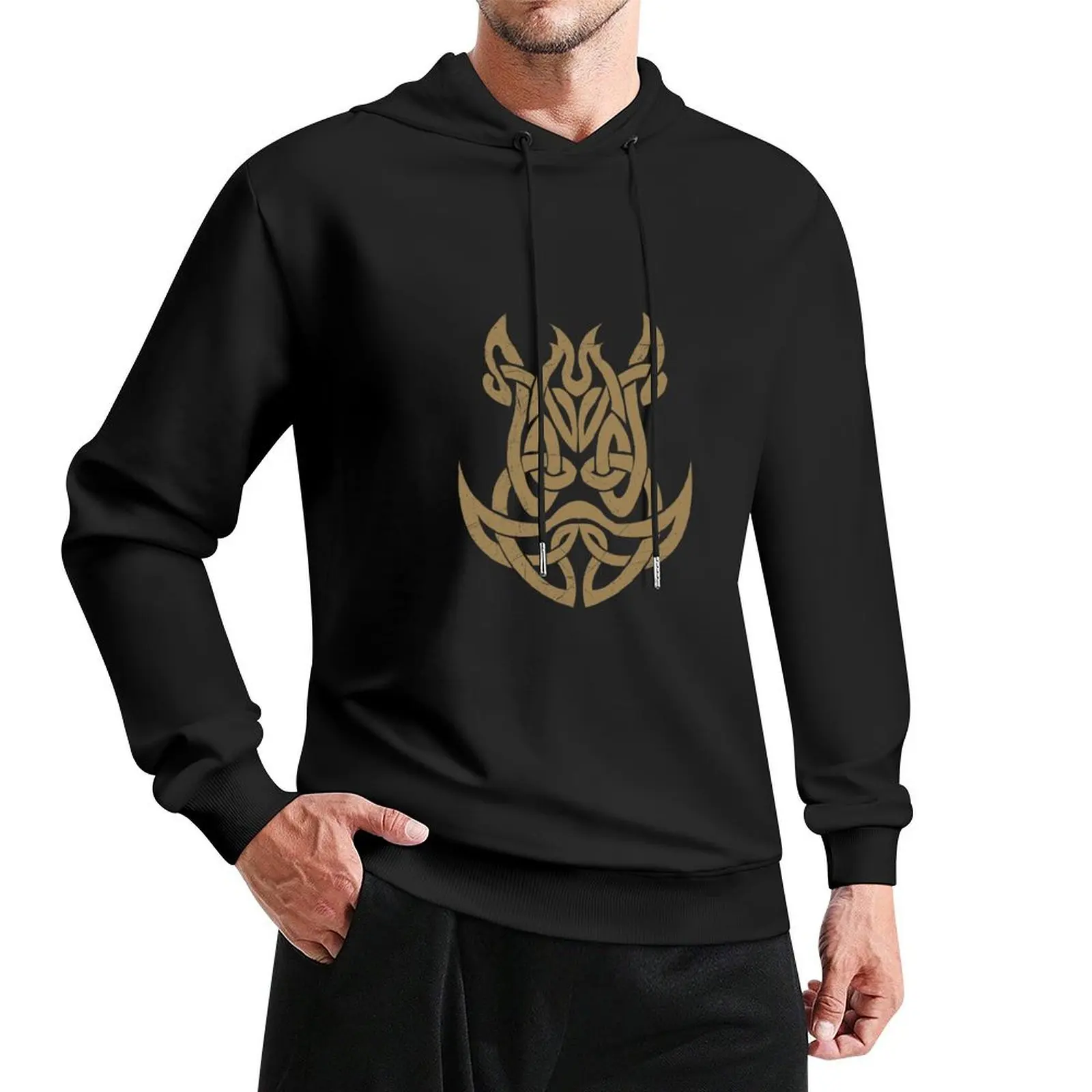 

Celtic Symbols Boar Hog Wild Pig Gift Idea Pullover Hoodie korean style clothes blouse men clothes new in hoodies & sweatshirts