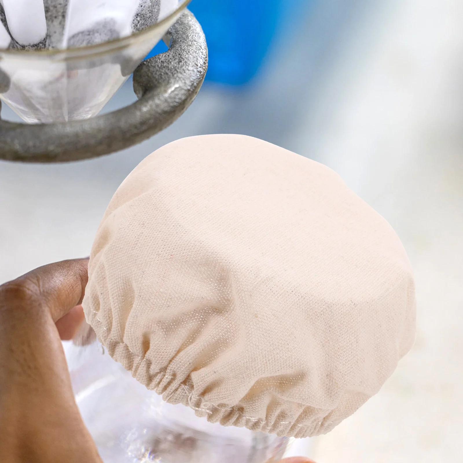 

1 set Sourdough Fermentation Jar Kit 24oz Cloth Cover Thermometer Strip Date Band Replacement Accessories for Bread Baking Home