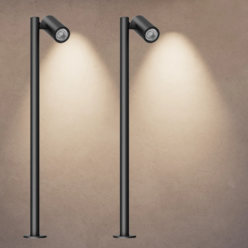 Outdoor Landscape Lighting Aluminum Street Light Garden Pile Light IP65 Waterproof DC 5W LED Spotlights Garden Walkway