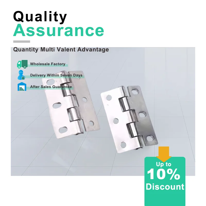 Silent Bearing Load-Bearing Butterfly Hinge 304 Stainless Steel Chassis for Electrical Cabinet Industrial Equipment