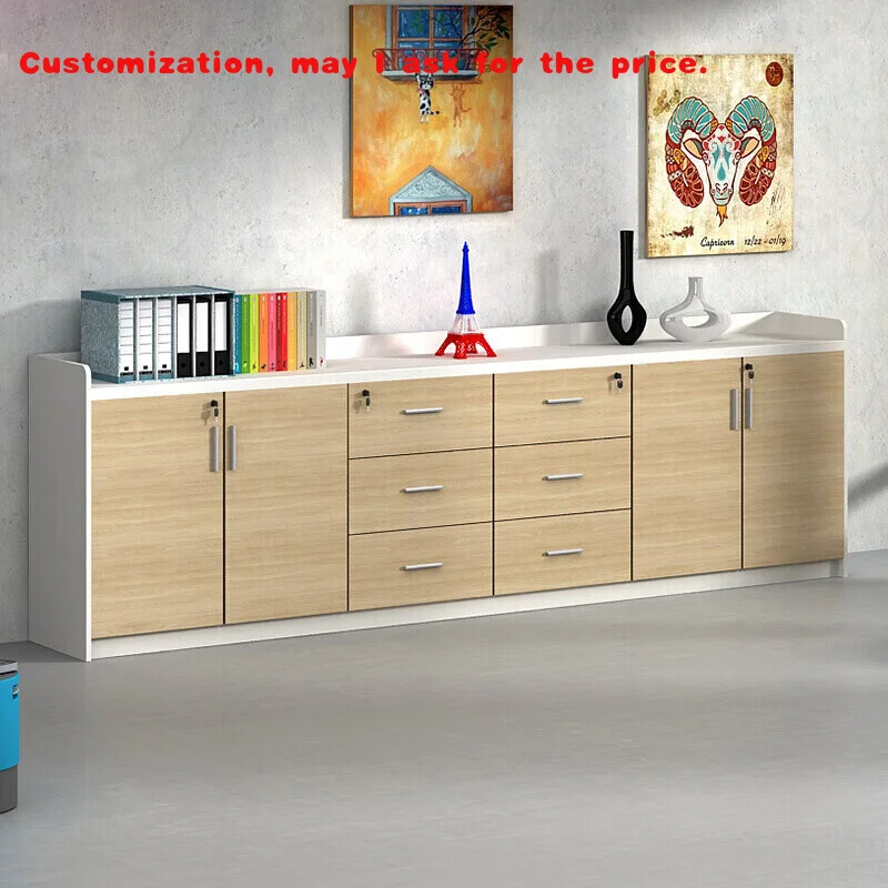 custom.WJG29-11 Modern Wooden File Cabinet Office Furniture with Archivadores School Workshop Gym Use Low cabinet File Cabin