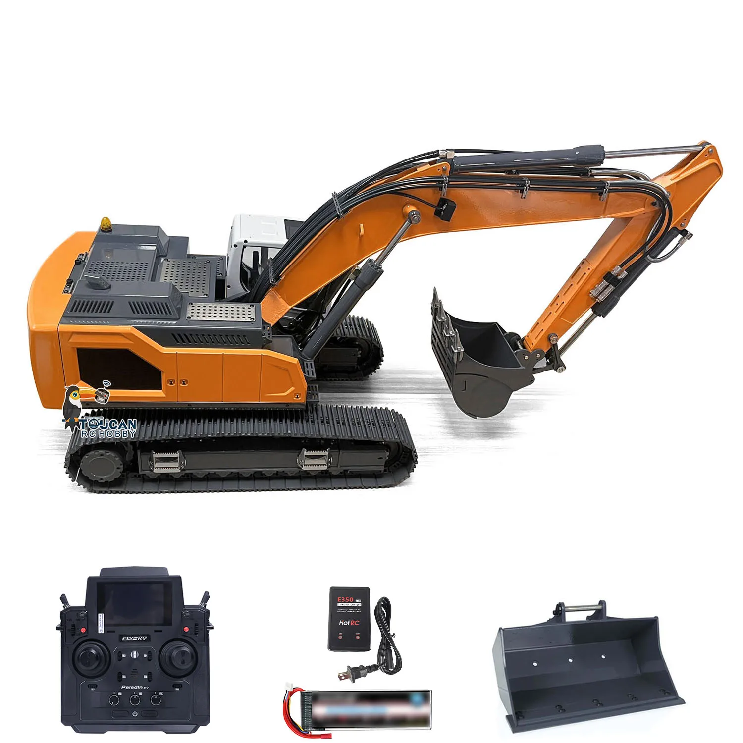 

RTR XDRC 945 RC Hydraulic Digger Hydraulic RC Excavator RTR RC Trucks I6s Servo Light Charge Construction Truck RC Toys Model