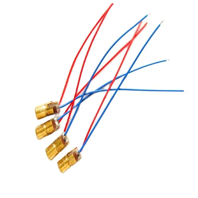 Laser head Laser tube Laser diode Red dot-shaped semiconductor laser emitting head 4.5V