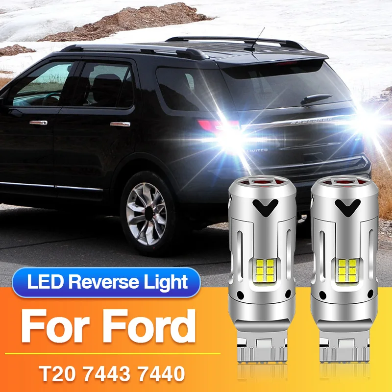 

2PC T20 7443 LED Reverse Light W21/5W 7440 Backup Lamp W21W for Ford Explorer/for Suzuki Jimny/SX4/for Dodge Journey/Dakota/Dart