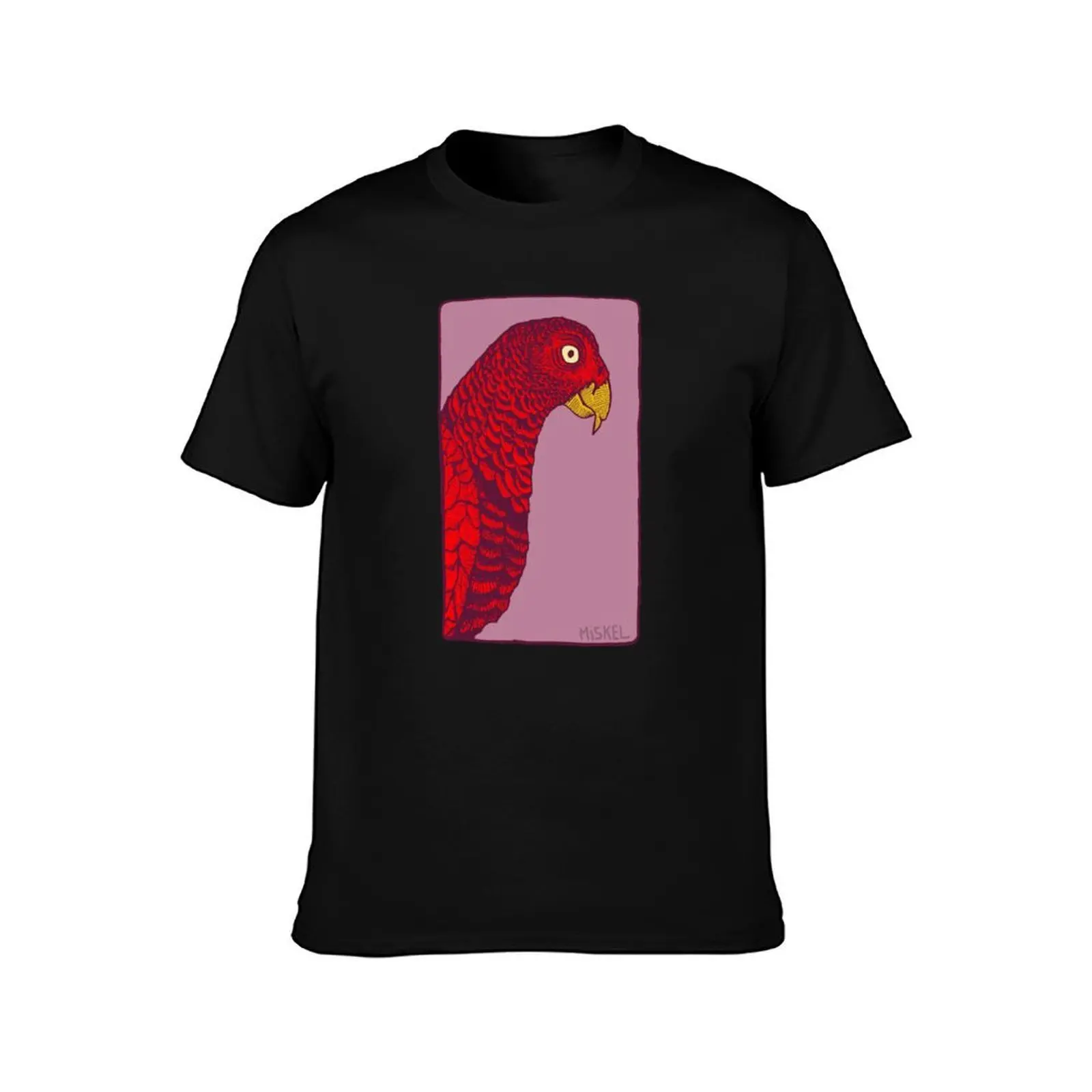 The Red Bird T-Shirt Everyday Wear Basic Short Sleeve Top T-Shirt