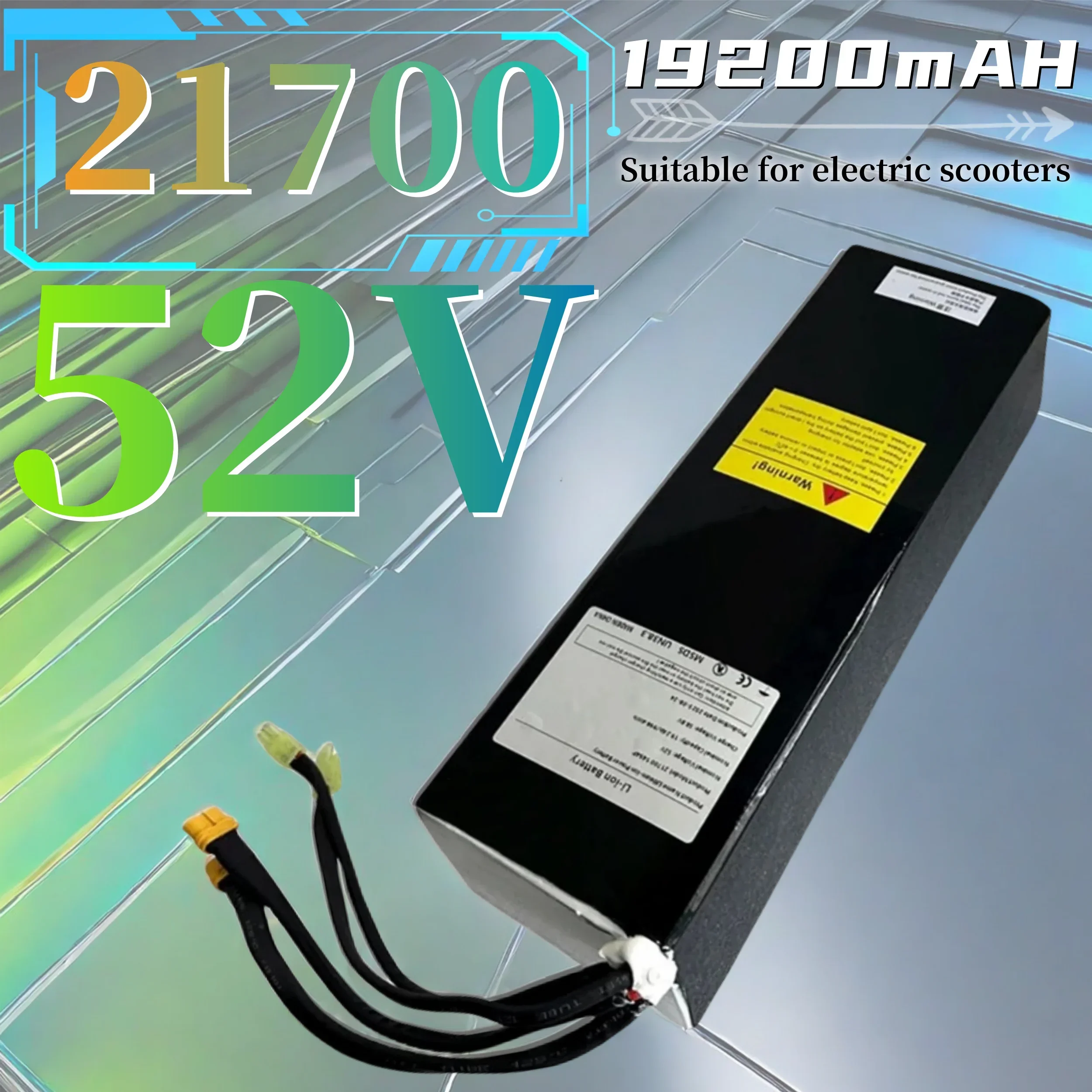 

14S4P 52V 19.2Ah 21700 Li-ion Battery Pack Dual Port Fast Charging Suitable For Dual Drive Electric Scooters