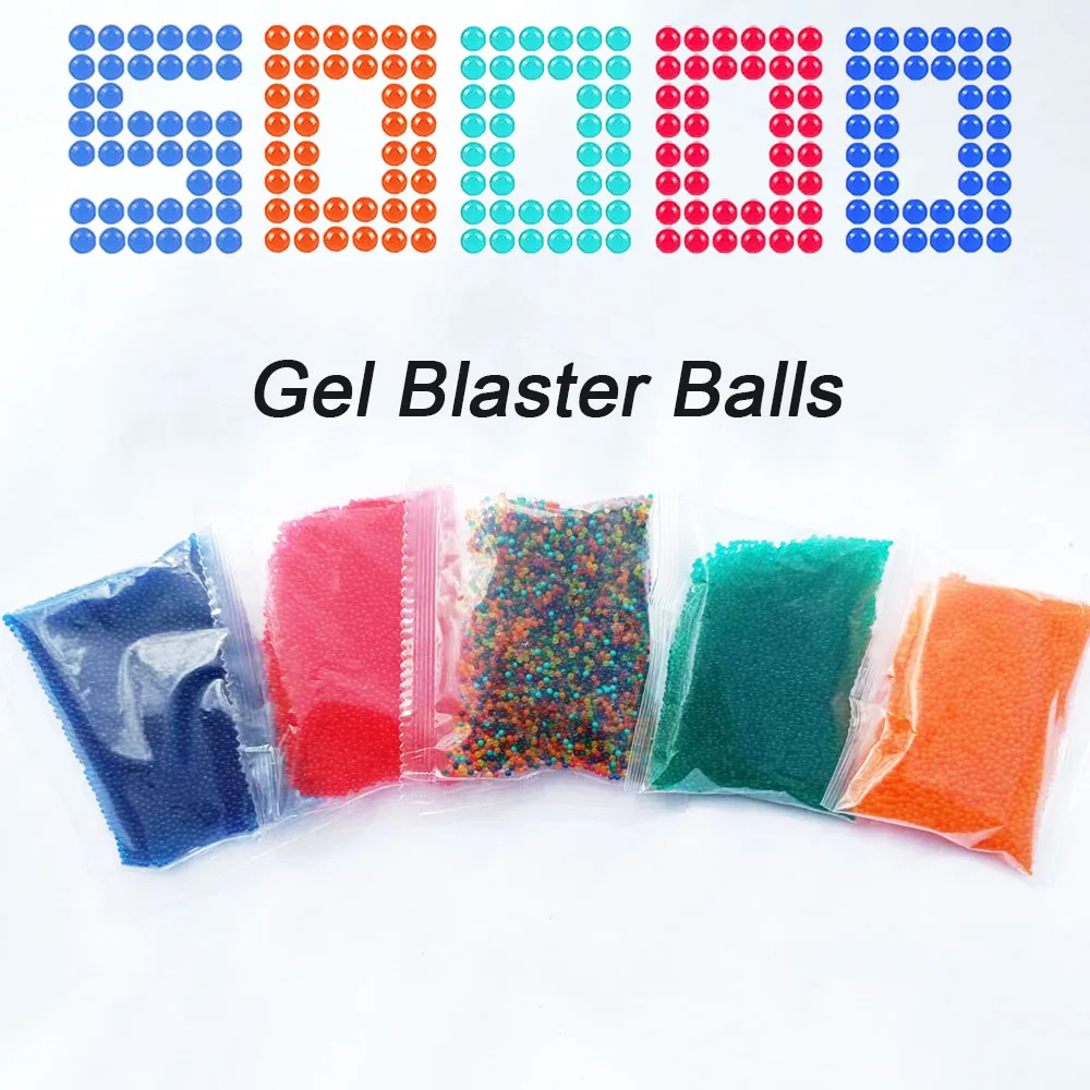 

Gel Blaster Ammo Balls Water Balls For Gel Blaster Gun Splatter Ball Guns Glock Blaster Gun Pistol