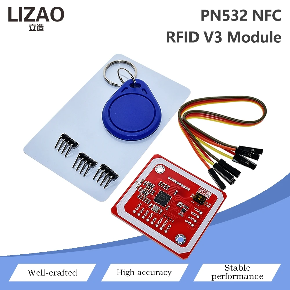 RFID Reader Writer Kit PN532 RC522 MFRC-522 RDM6300 13.56MHz 125Khz S50 Card Tags SPI Interface For Arduino UNO 2560 view 4