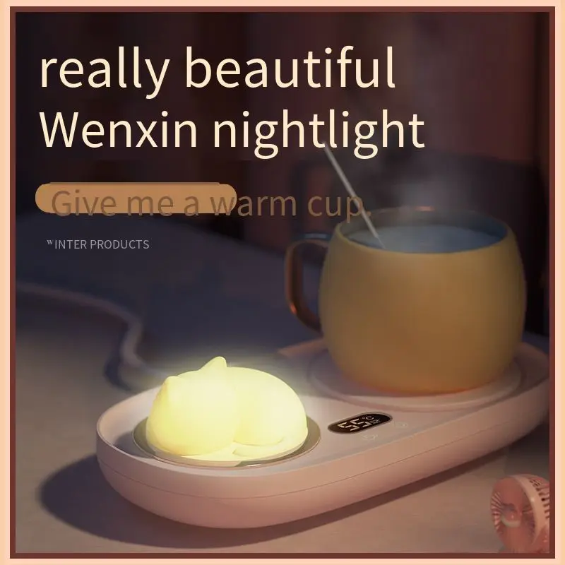 3 scaldino scaldino sottobicchiere promemoria acqua intelligente muto riscaldatore tazza a risparmio energetico spegnimento automatico