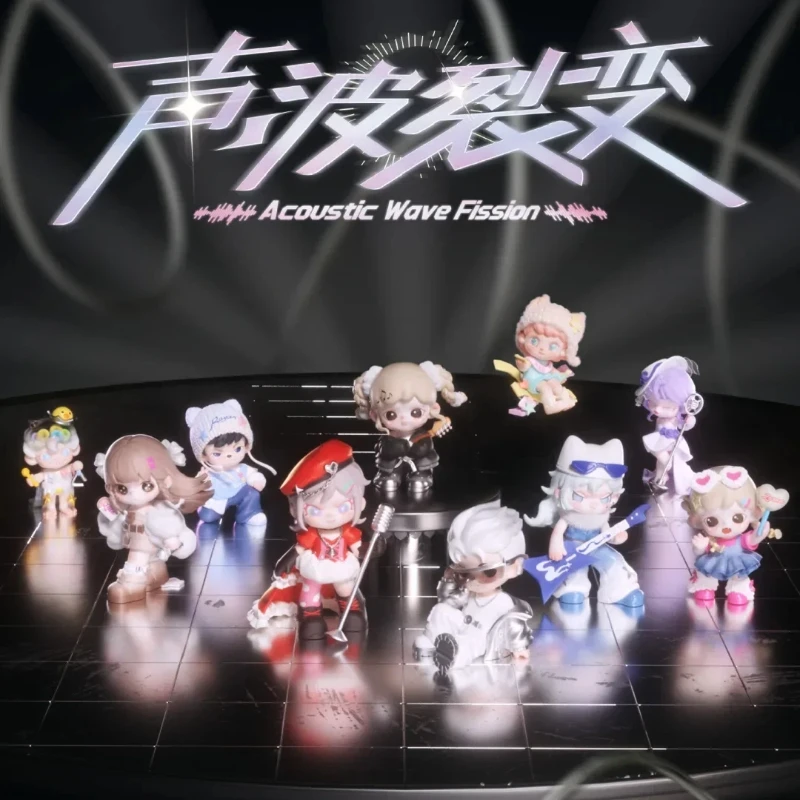 

In Stock New Tnt Acoustic Wave Fission Series Blind Box Figure Trendy Decoration Cute Desktop Ornament Gift For Boy And Girl