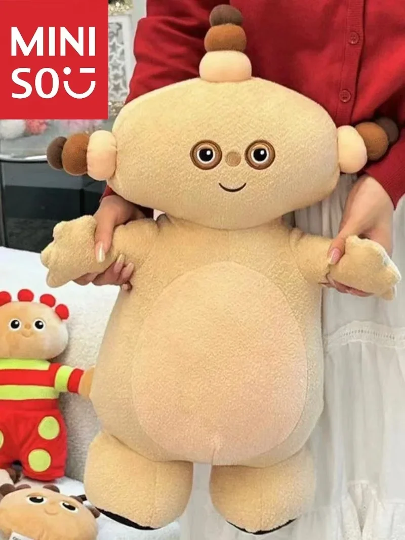 

Good Night Makka Pakka Series Miniso Electric Doll Holding A Sponge Making Sounds Singing Sitting Clapping Toys Christmas Gifts