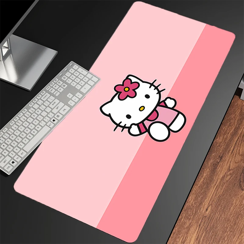 마우스 패드 헬로 키티 액세서리 사무실 노트북 게이머 키보드 마우스 패드 PC 컴퓨터 책상 매트 게임 패드 마우스 매트 최고의 선물용