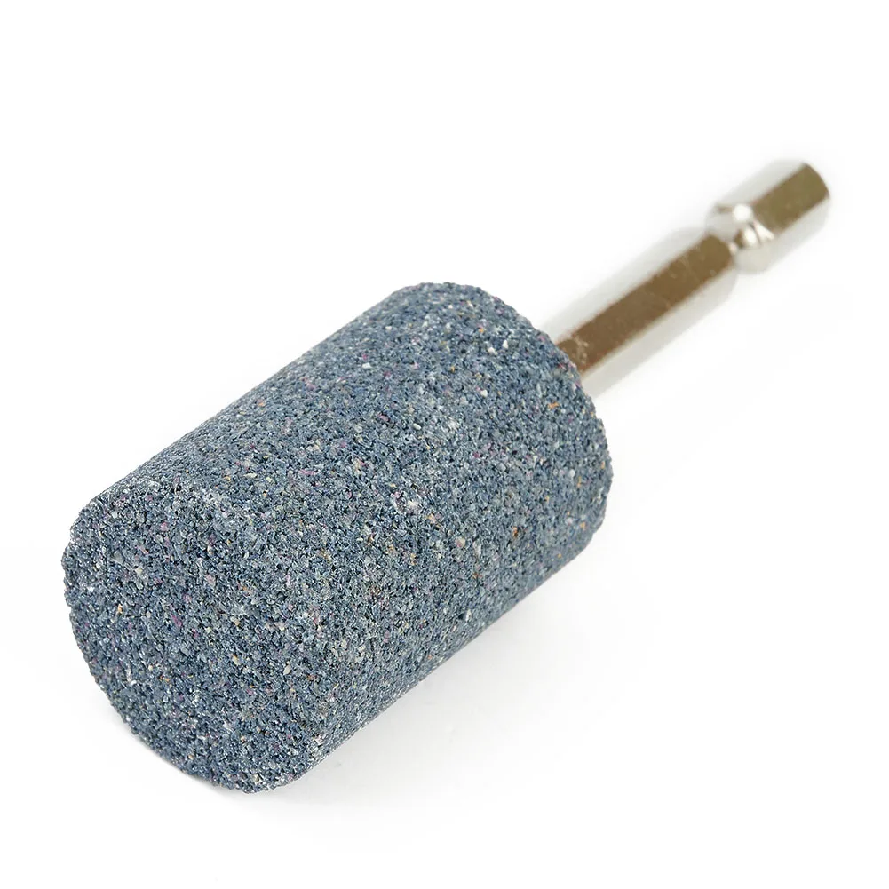 Practical Exquisite High Quality Grinding Head Sharpening Hexagonal Shank Brown CorundumCone Drill Tool Grinding Wheel