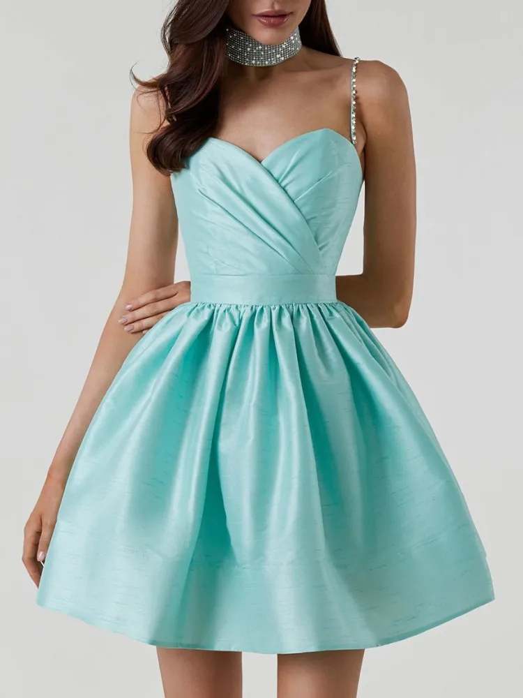 فستان نسائي أنيق مثير للنادي موضة ريشة بدون أكمام بخصر مشدود فساتين قصيرة ضيقة ملابس خروج ناعمة فيستدوس 2026 #4