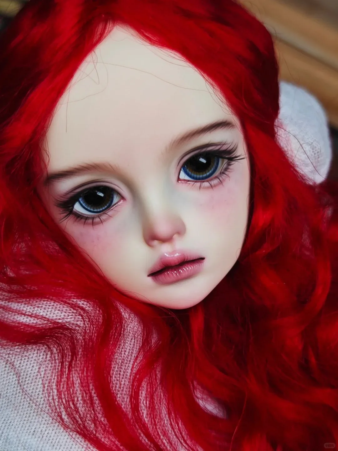

2026 New 1/4 BJD Doll SD Head xiaoniuzai Freckled Girl with Fine Makeup, Beautiful Face, High-Quality