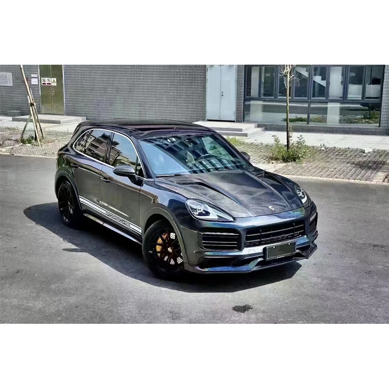

Deren High Quality Runde New Design Dry Carbon or Forged Fiber Material for Porsches Cayenne 9Y0 Techart Style
