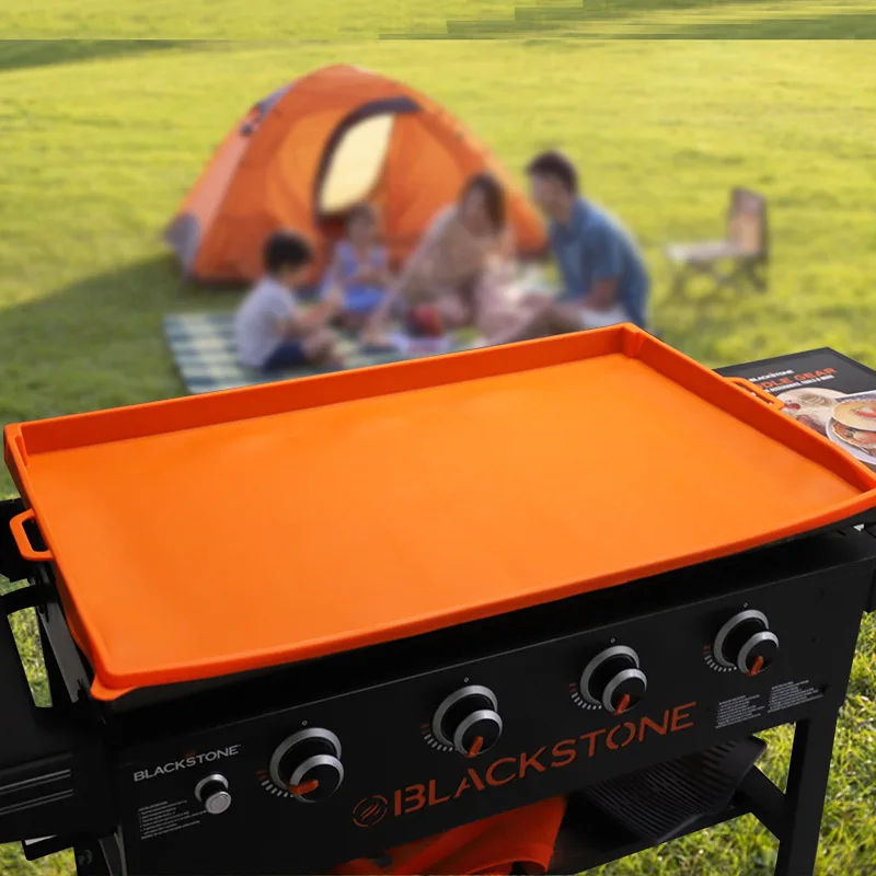 

Grill Mat SiliconeGrill Pad Protection Mat Outdoor Camping Silicone Grill Protection Mat