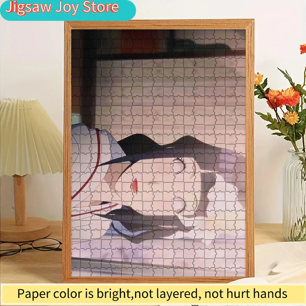 

Пазл с изображением Хинаты Хьюги из аниме «Наруто», нежный и мягкий стиль, портретная сцена, бумага высокого качества, плотный материал, высокое разрешение, яркие цвета.