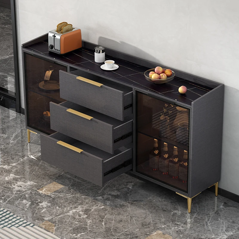 Luxe buffetkeukenkasten Tv-standaard Kast Displaykast Archief Dressoir Opbergruimte Beladen Modern Muebles Salonmeubilair