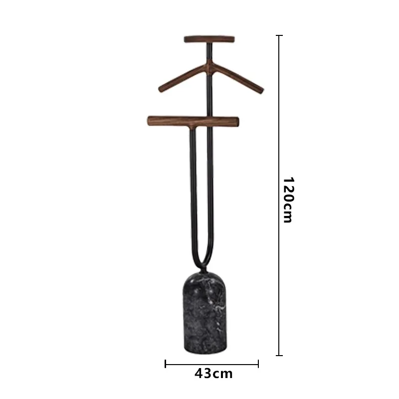 

Y Nordic living room light luxury creative movable floor standing non perforated clothing rack, bedroom hanging clothes rack