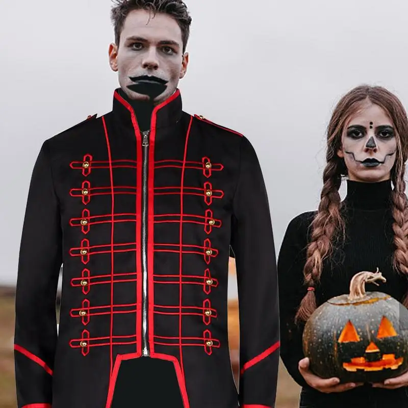 Costume d'Halloween Prince Royal, Ensemble de Tenues Gothiques, Habillage de Carnaval, Costume de la Journée Mondiale du Livre, pour Spectacle sur Scène