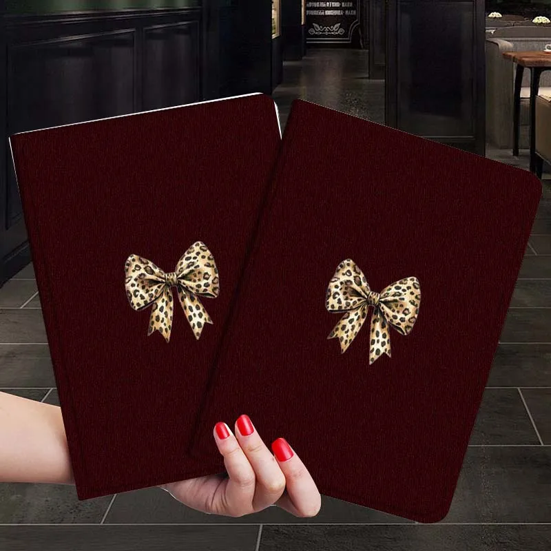 

Leopard Print Bow Tie Case For iPad Air Mini 9.7 2 4 5 11 6th 7th gen 13 3 1 2 4 5 6 7 7.9 10.9 10.5 Inch Tablet